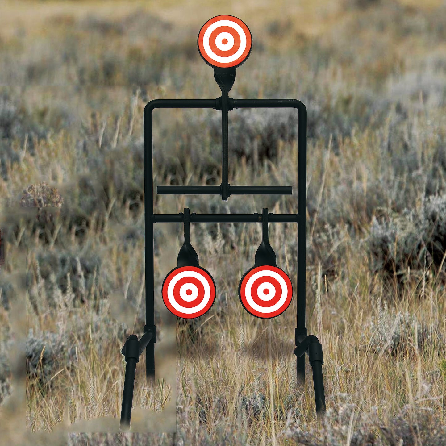 Heavy Duty Steel Pistola Shooting Reset Pellet Target Metal Stand
