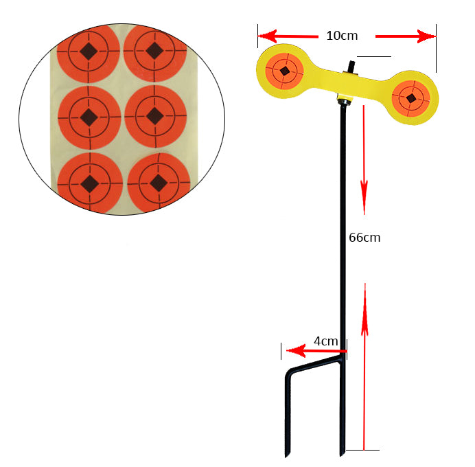 Resetting Spinner Metal Shooting Target