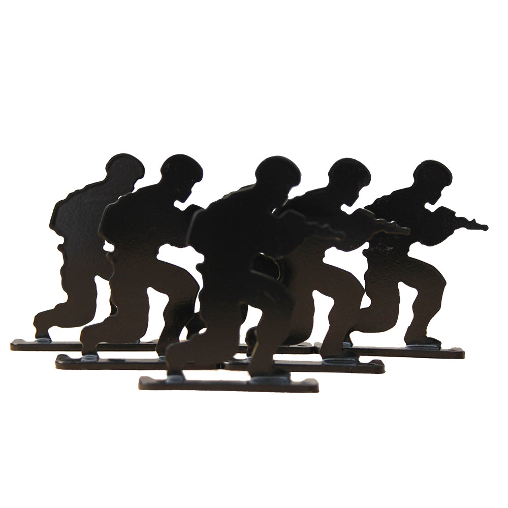 Soldier Silhouette Knockover Shooting Steel Targets
