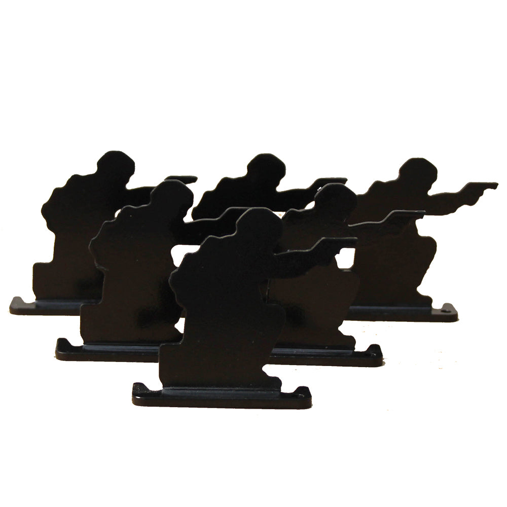 Soldier Silhouette Knockover Shooting Steel Targets