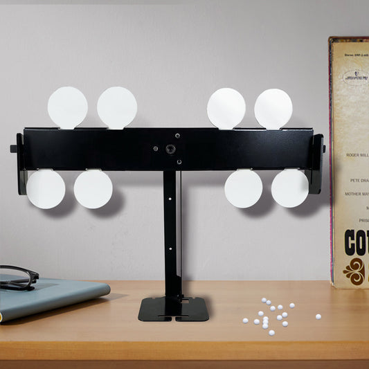 Patented Rotating plastic BB Pellets Guns metal shooting targets shot drop down