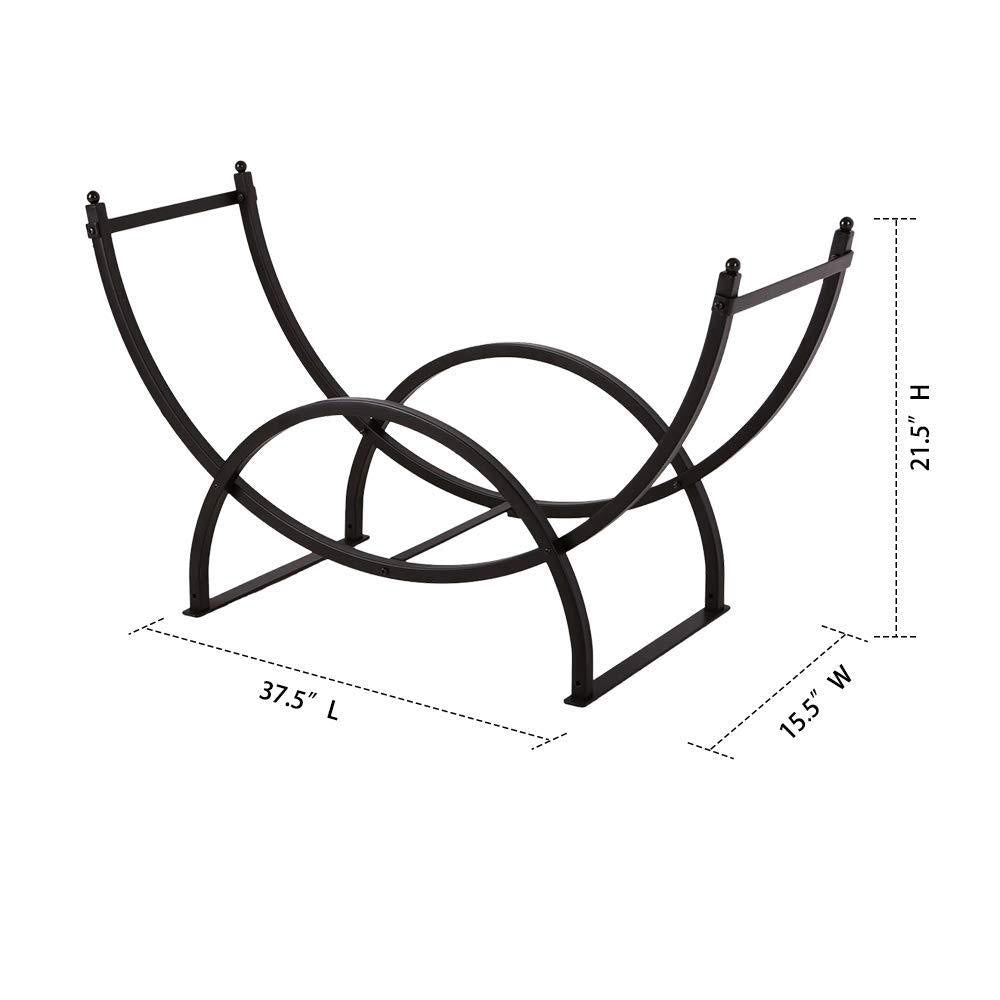 U-shaped Surround Firewood Storage Rack