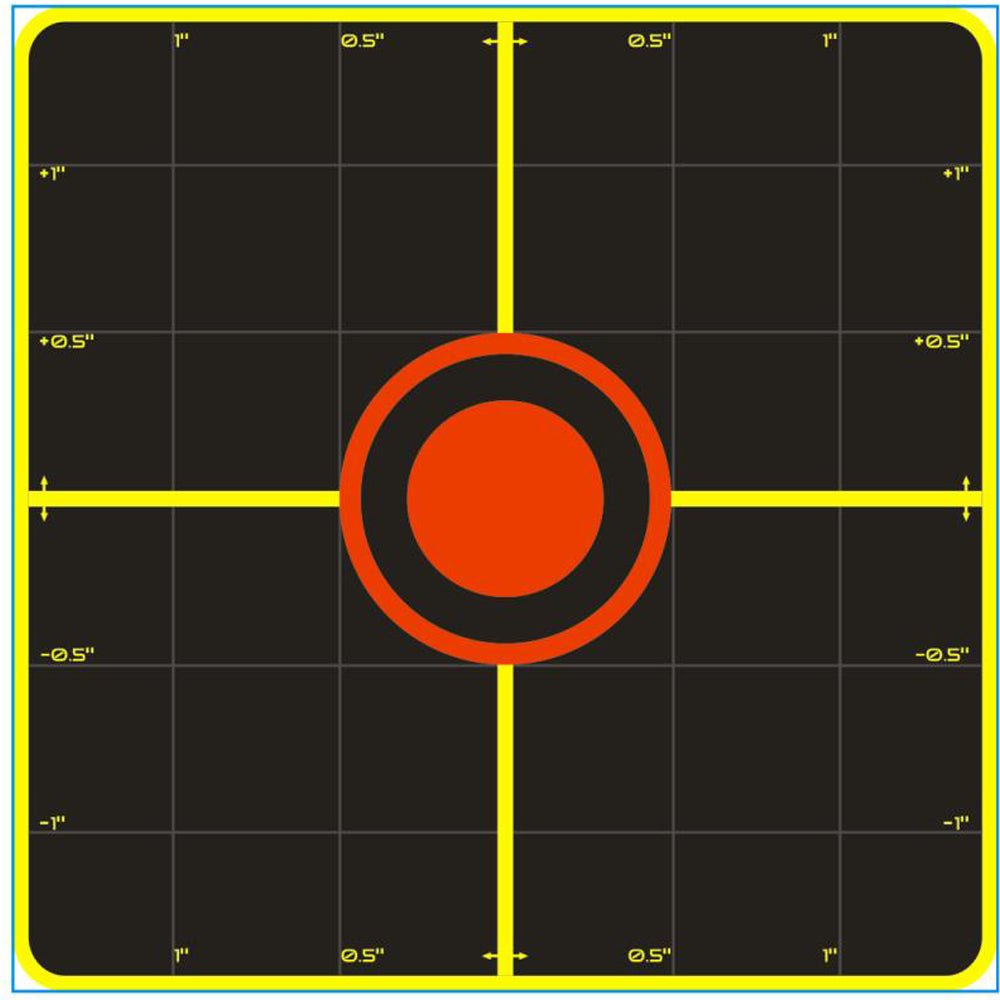 Red Bullseye Splash Yellow Patch Splatter Adhesive Shooting Paper Targets