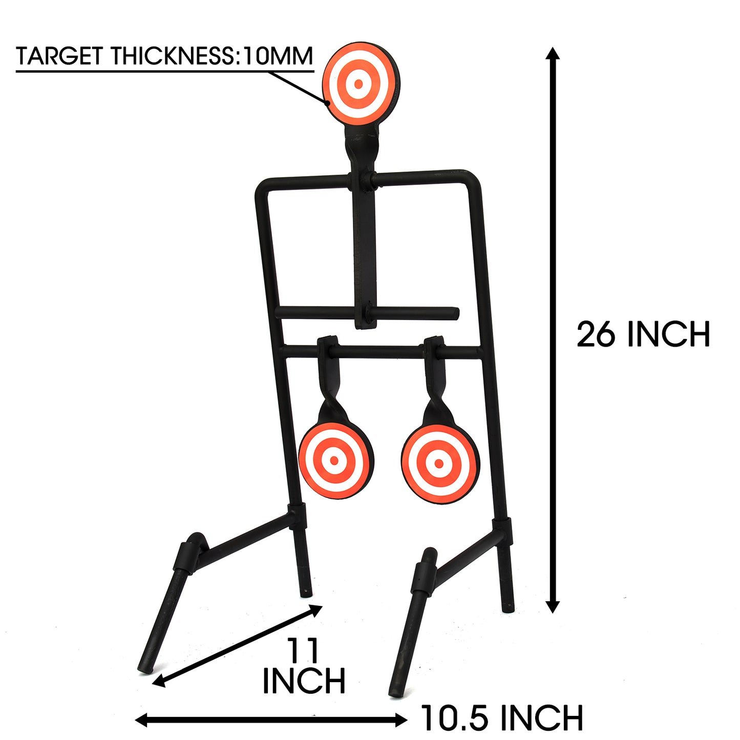 Heavy Duty Steel Pistola Shooting Reset Pellet Target Metal Stand
