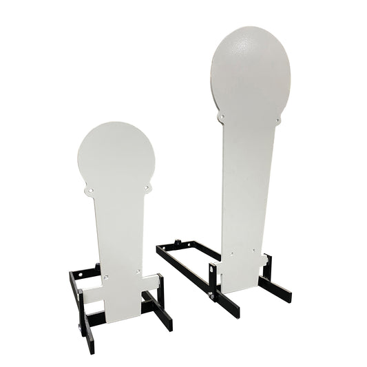 Popper AR500 Bullseye Silhouette Knock Down Reactive IPDA IPSC Targets