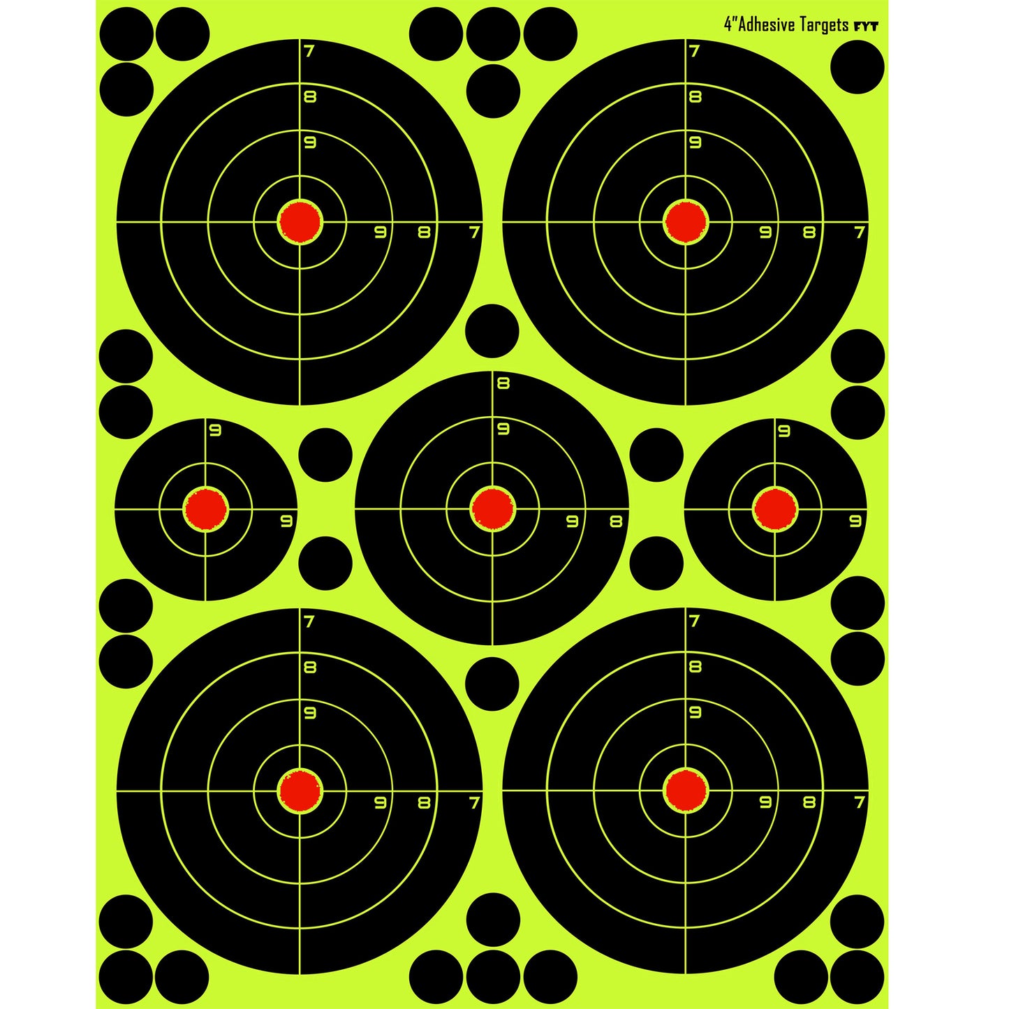Hunting Practice Adhesive Splatterburst Target Reactive Splatter Target Paper Shooting Target