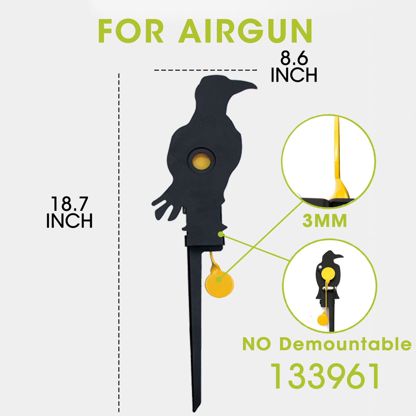 Outdoor Field Plug In The Ground Knockdown Reset Gun Shooting Targets