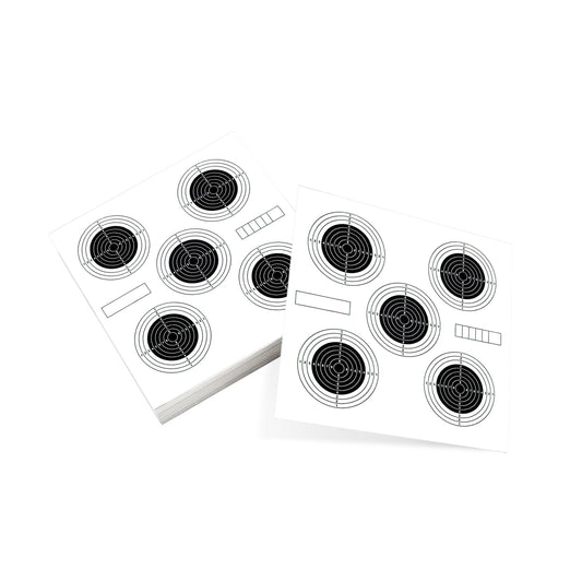 14*14cm 100pcs/bag Five Circles Non Adhesive Cardboard Paper Shooting Targets