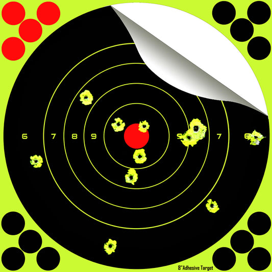 Shooting Paper Target 8inch Splatter Self Adhesive Splattering Target Splatterburst Targets Paper
