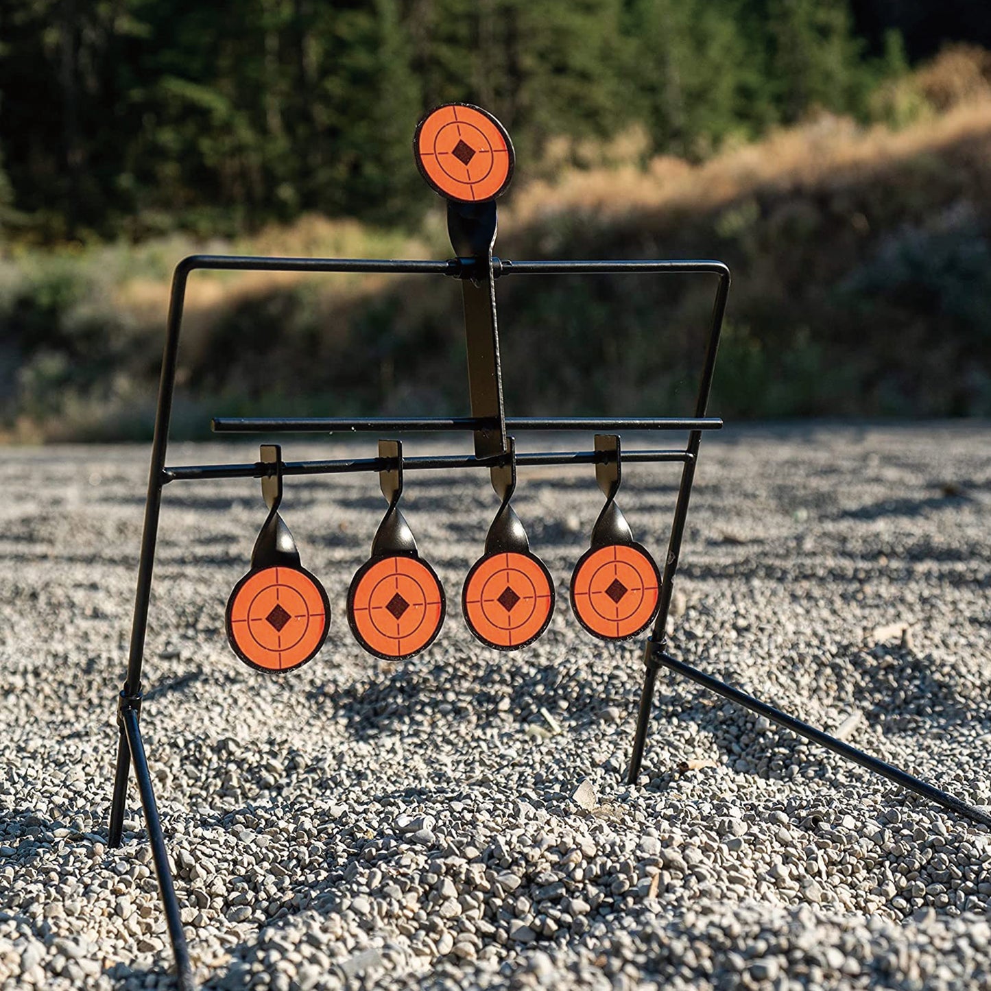 Multiple Sizes Rotating Targets Spinner Self Resetting Steel Shooting Target