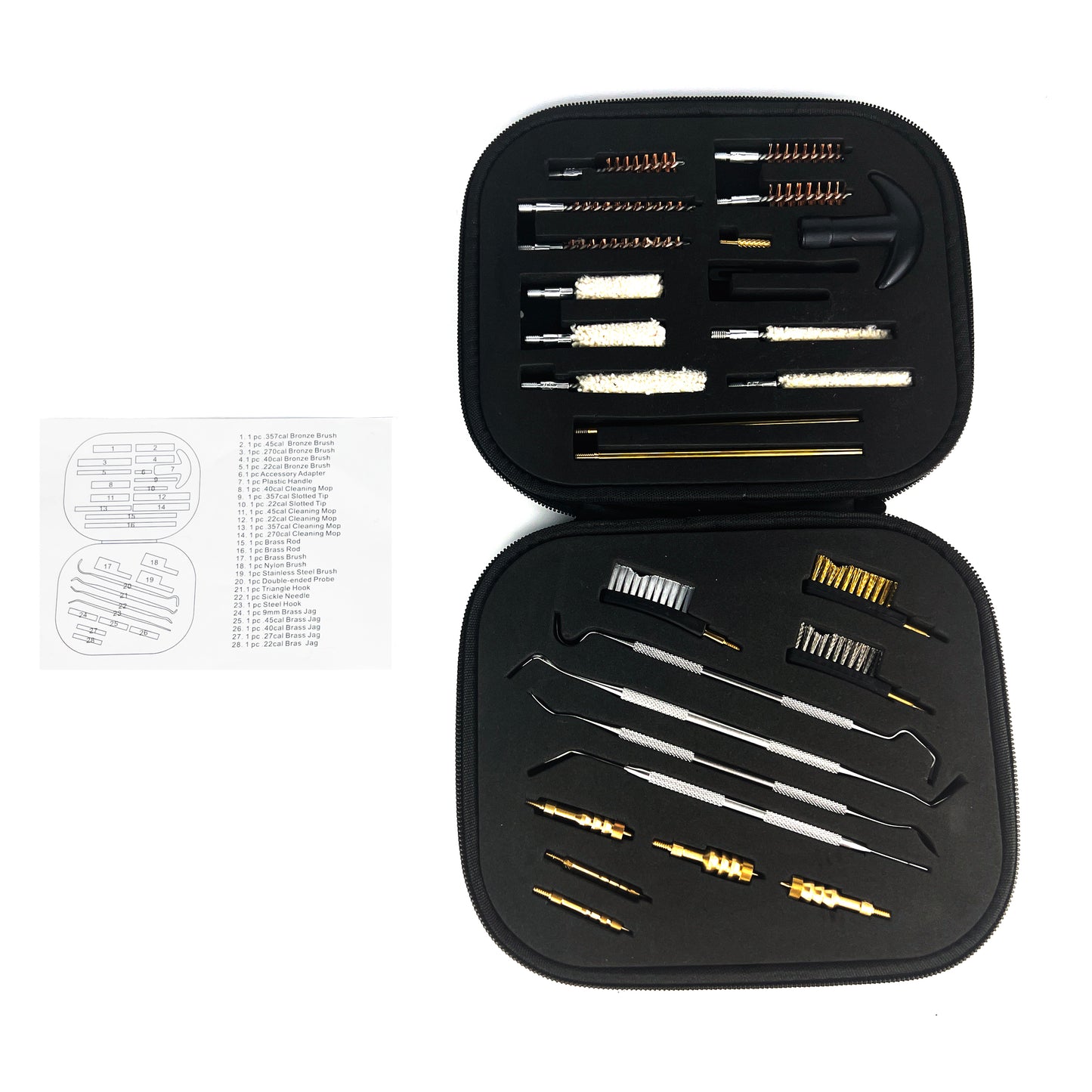 28pcs Gun Brush Pipe Cleaning Tools