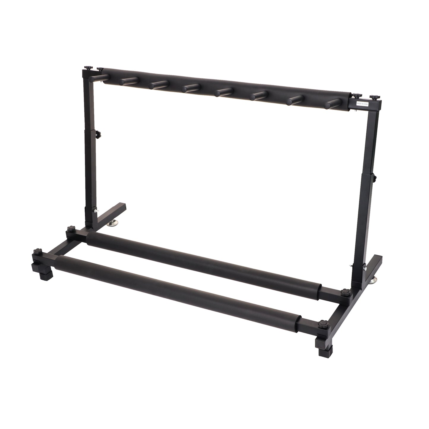 Height Adjustable For Different Length Guns, Foldable Floor Gun Display Rack Shooting Gun Storage
