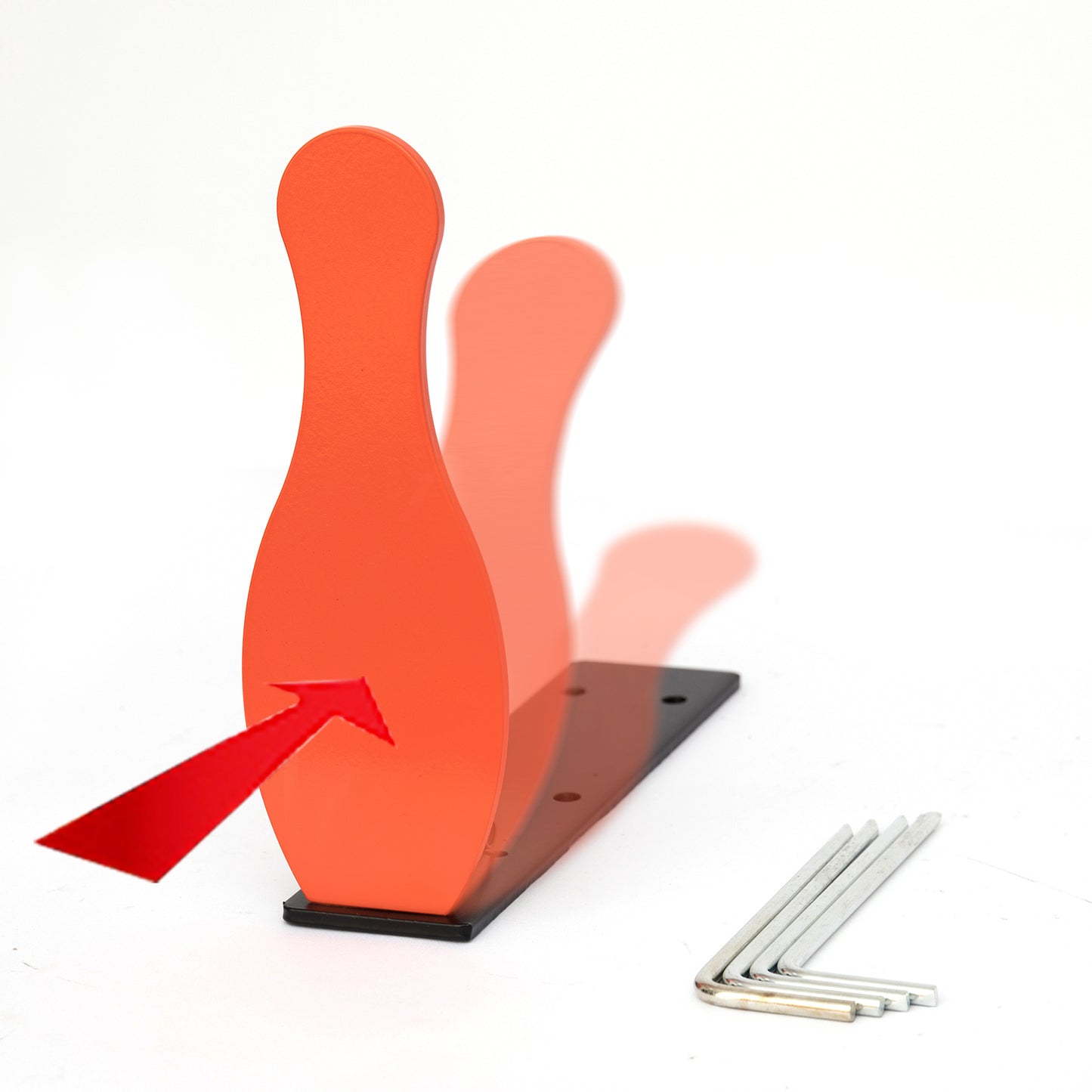 For .22LR IPSC Pop Up Airgun Steel Target