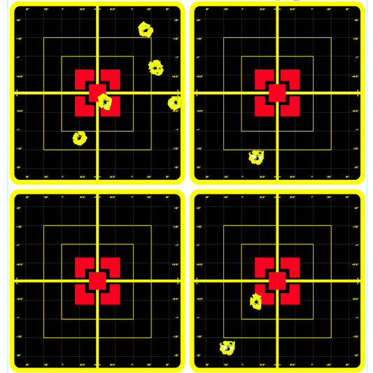 10 Inch "Stick & Splatter" Reactive Splatterburst Target Shooting Self Adhesive BB Pellets Paper Shooting Targets