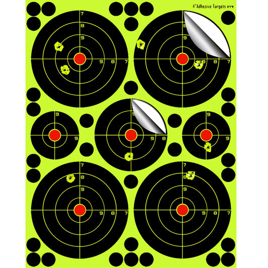 Hunting Practice Adhesive Splatterburst Target Reactive Splatter Target Paper Shooting Target