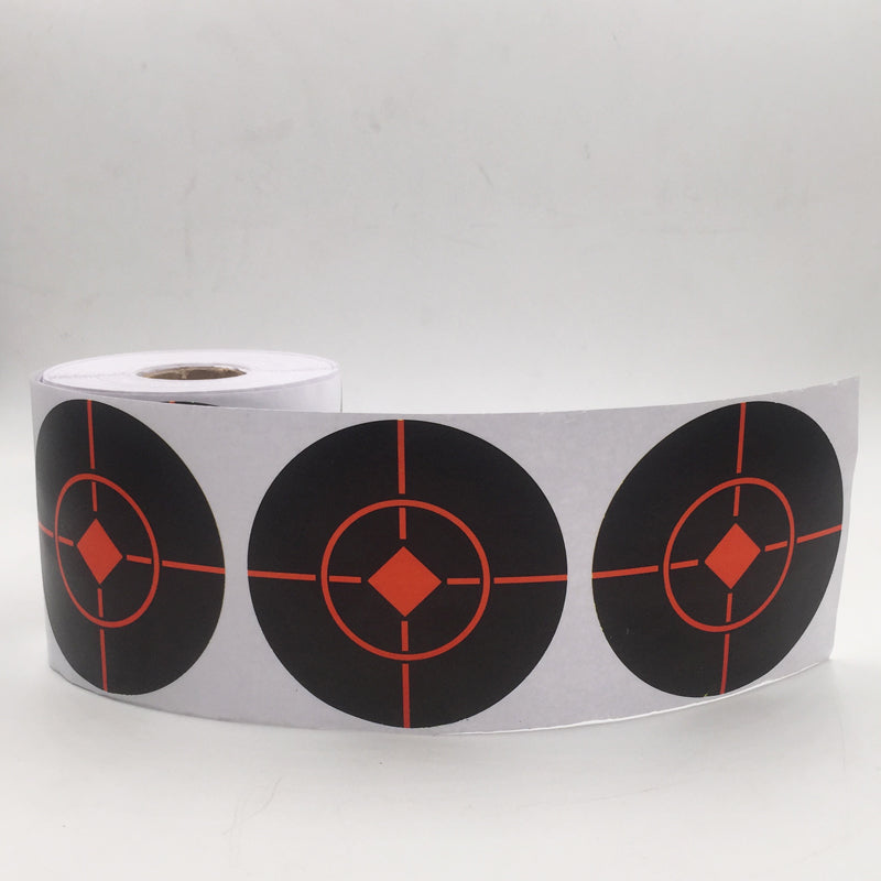 3inch Black Splash Yellow Patch Sticker Splatter Adhesive Shooting Paper Targets