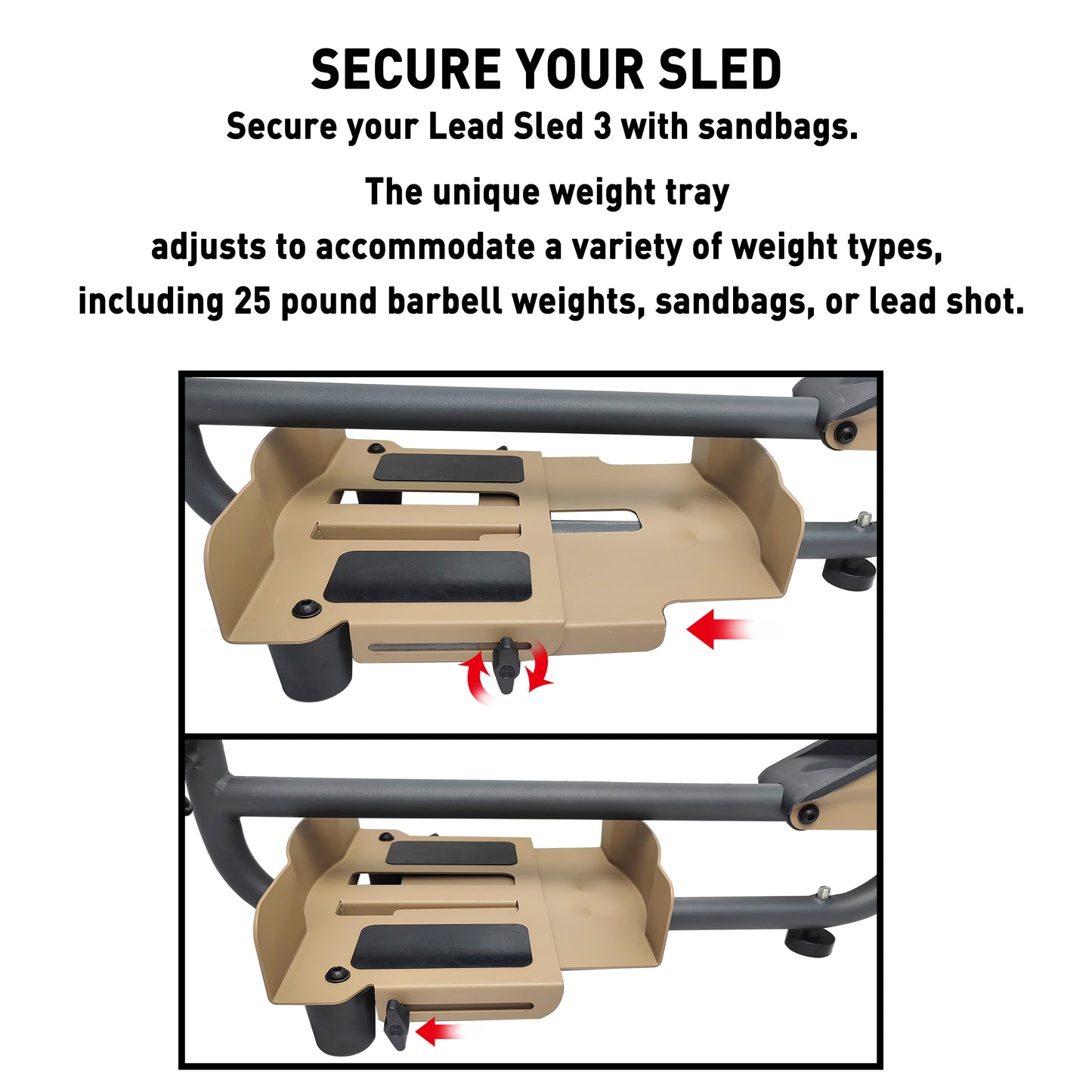 Large Tan Gun Stock Rack Long Gun Rest