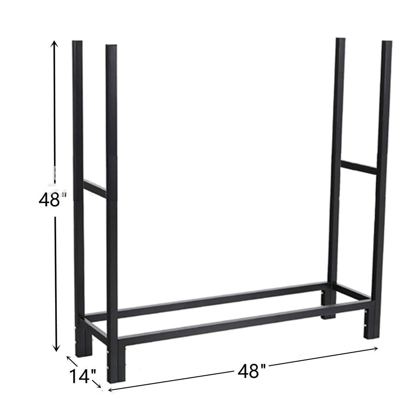 Square Simple Style Firewood Storage Rack