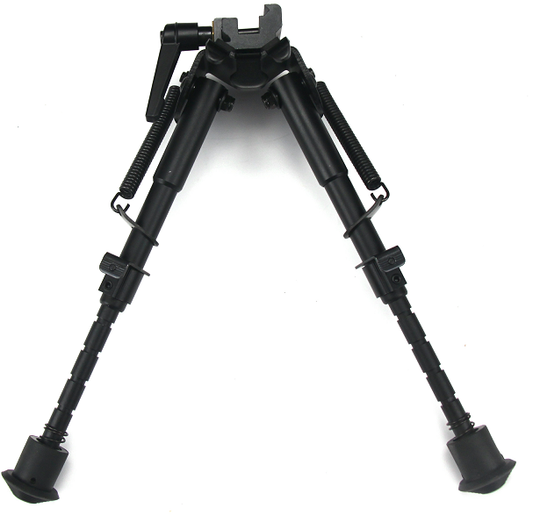 6-27HQD with side guide adjustable Foldable bipod with 11mm/20mm adapter quick release long bipod
