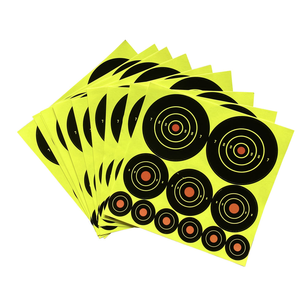 1inch/2inch/3inch Adhesive Reactive Pasters See Your Shots Instsantly Stickers Splatterburst Paper Shooting Target