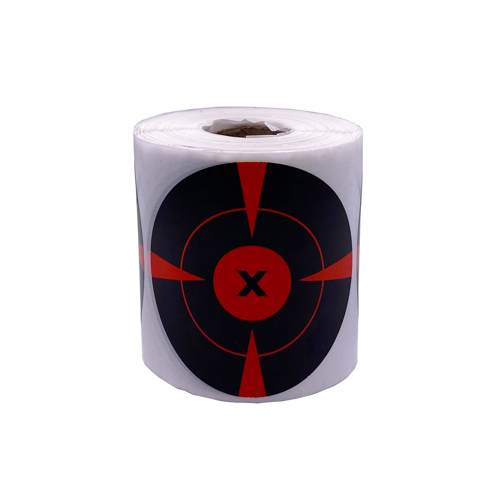 3inch Black Red Splash Yellow Color Patch Sticker Splatter Adhesive Paper Targets