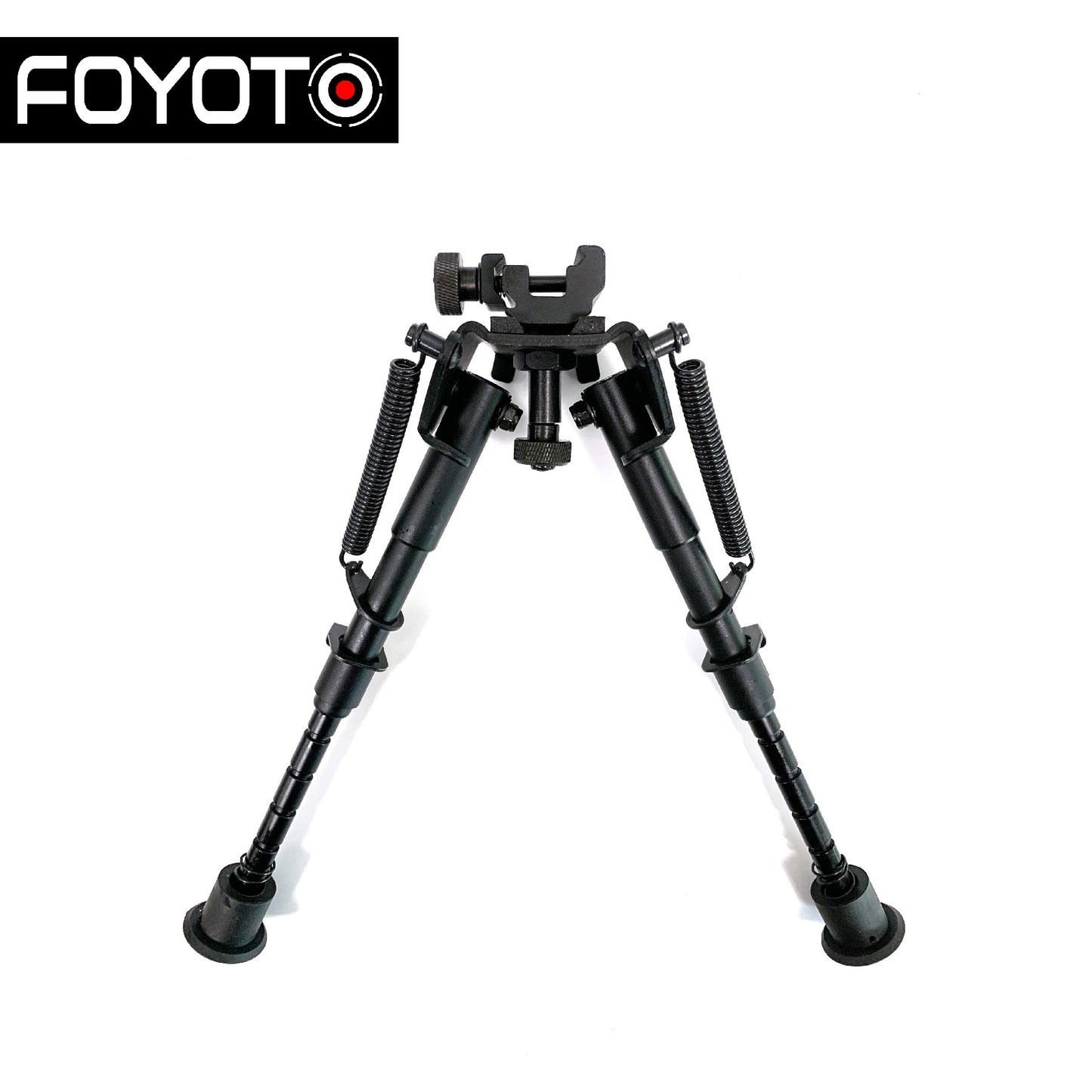6-27HD 360 degree Rotate head Quick Detach Bipod Black Extension Flat Adjustable Stable Tactical TRipod Secure To Rifle
