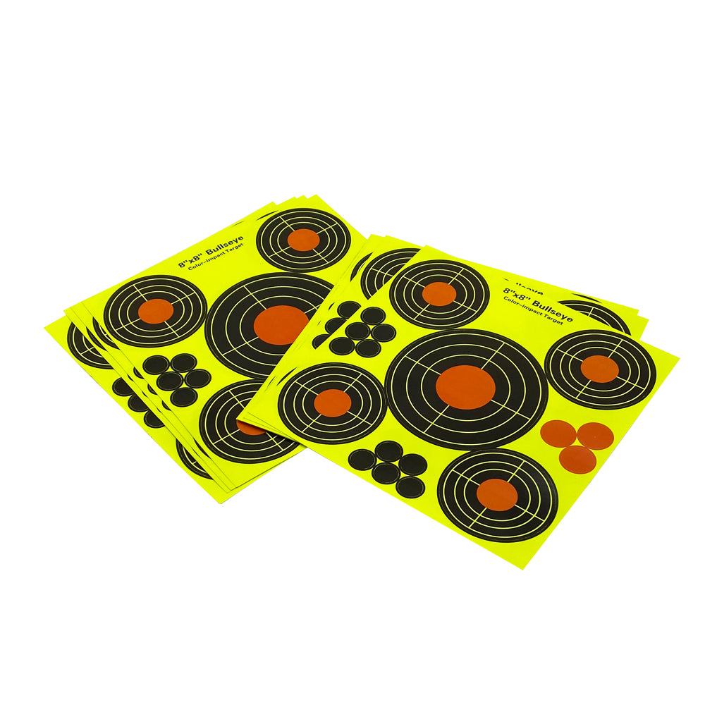 8 inch Reflective "Splatter & Adhesive" sputtering Reactive Shooting paper Target