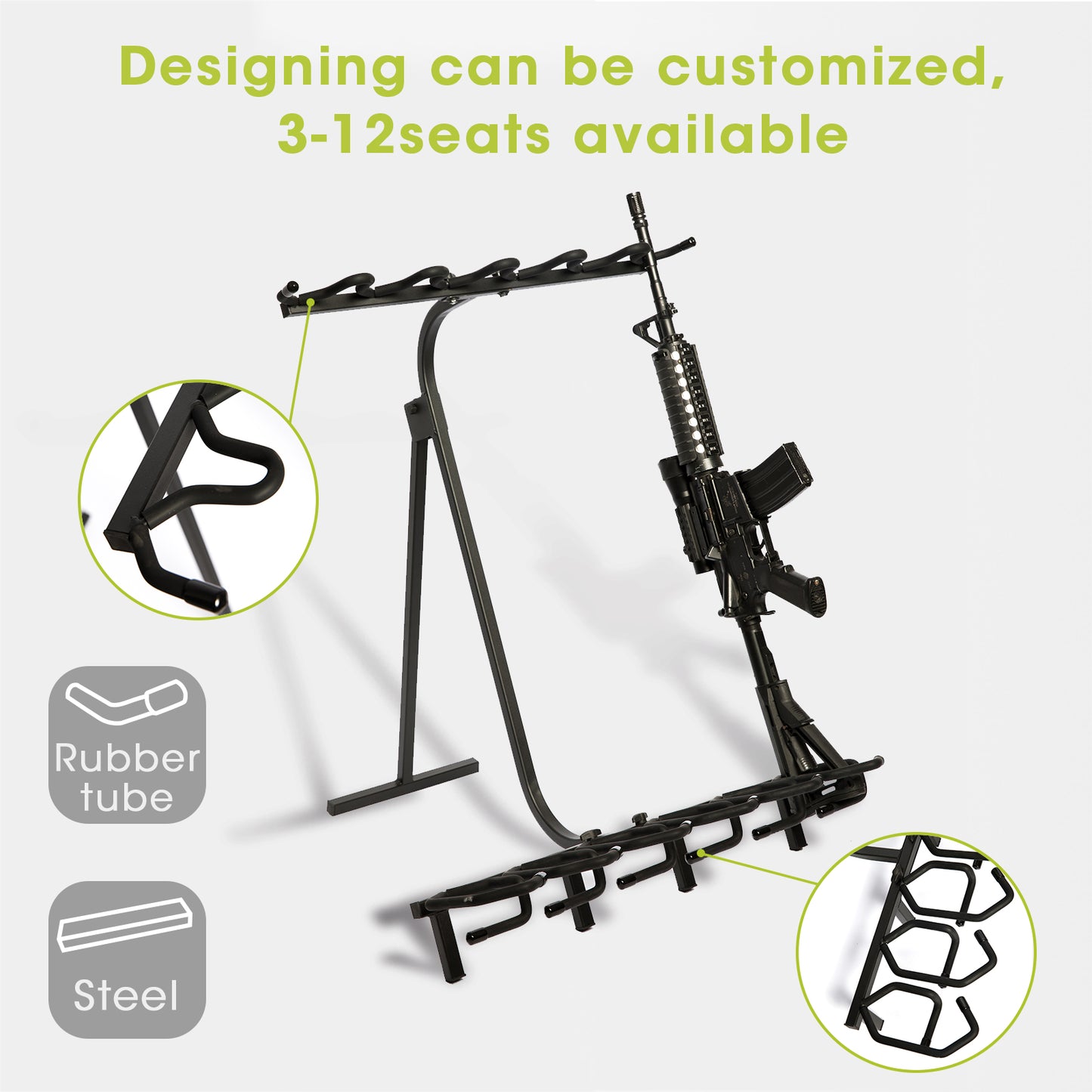 Gun Rack And Storage Holds Gun Display Stand