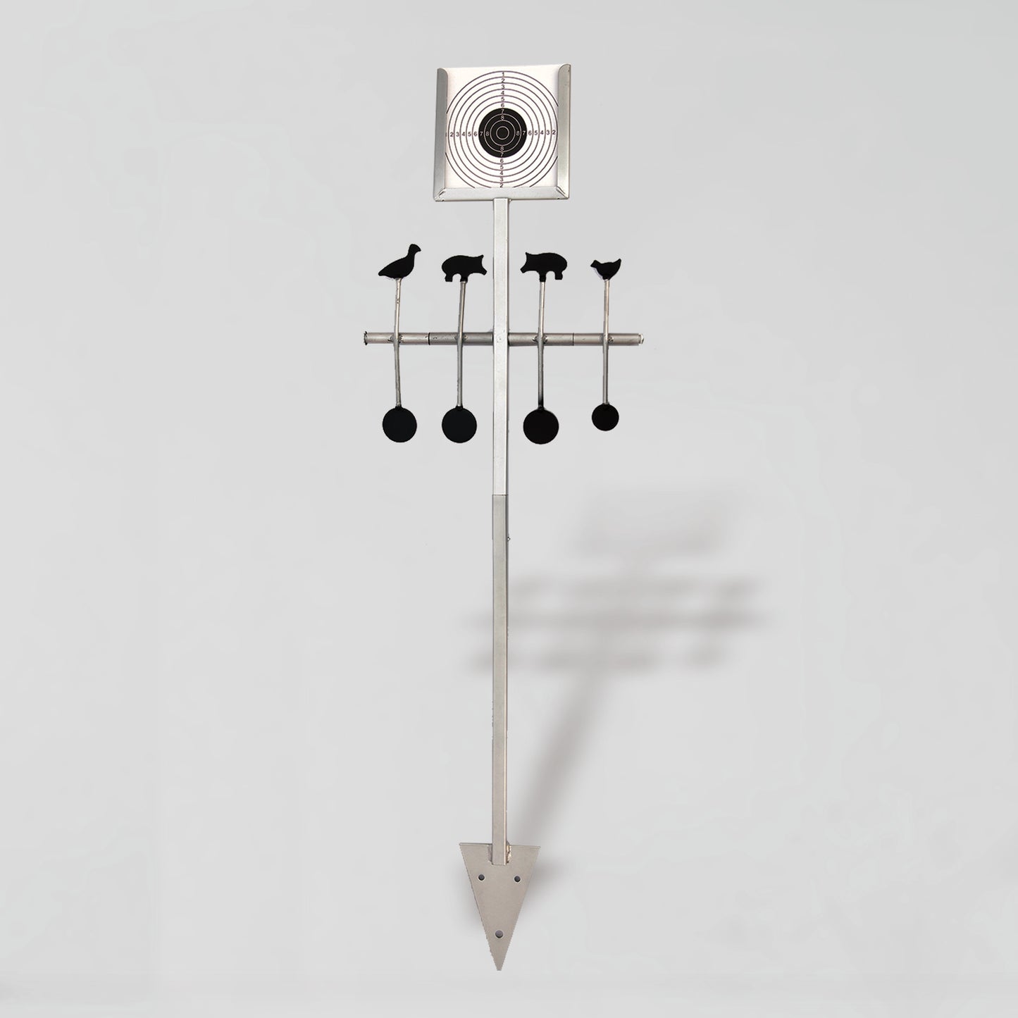 Assembly Spinning Metal with Paper Shooting Targets Field Target
