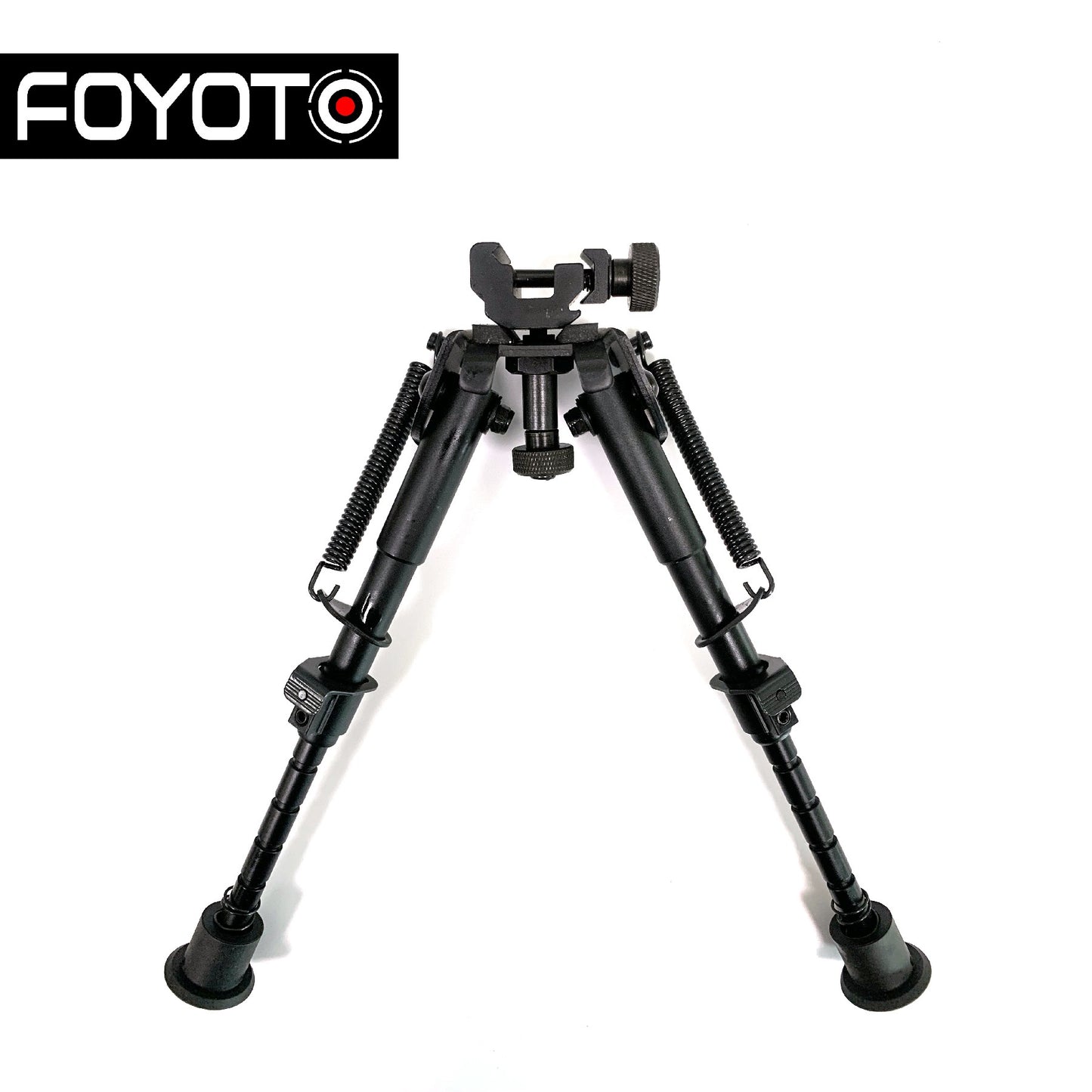 6-27HD 360 degree Rotate head Quick Detach Bipod Black Extension Flat Adjustable Stable Tactical TRipod Secure To Rifle