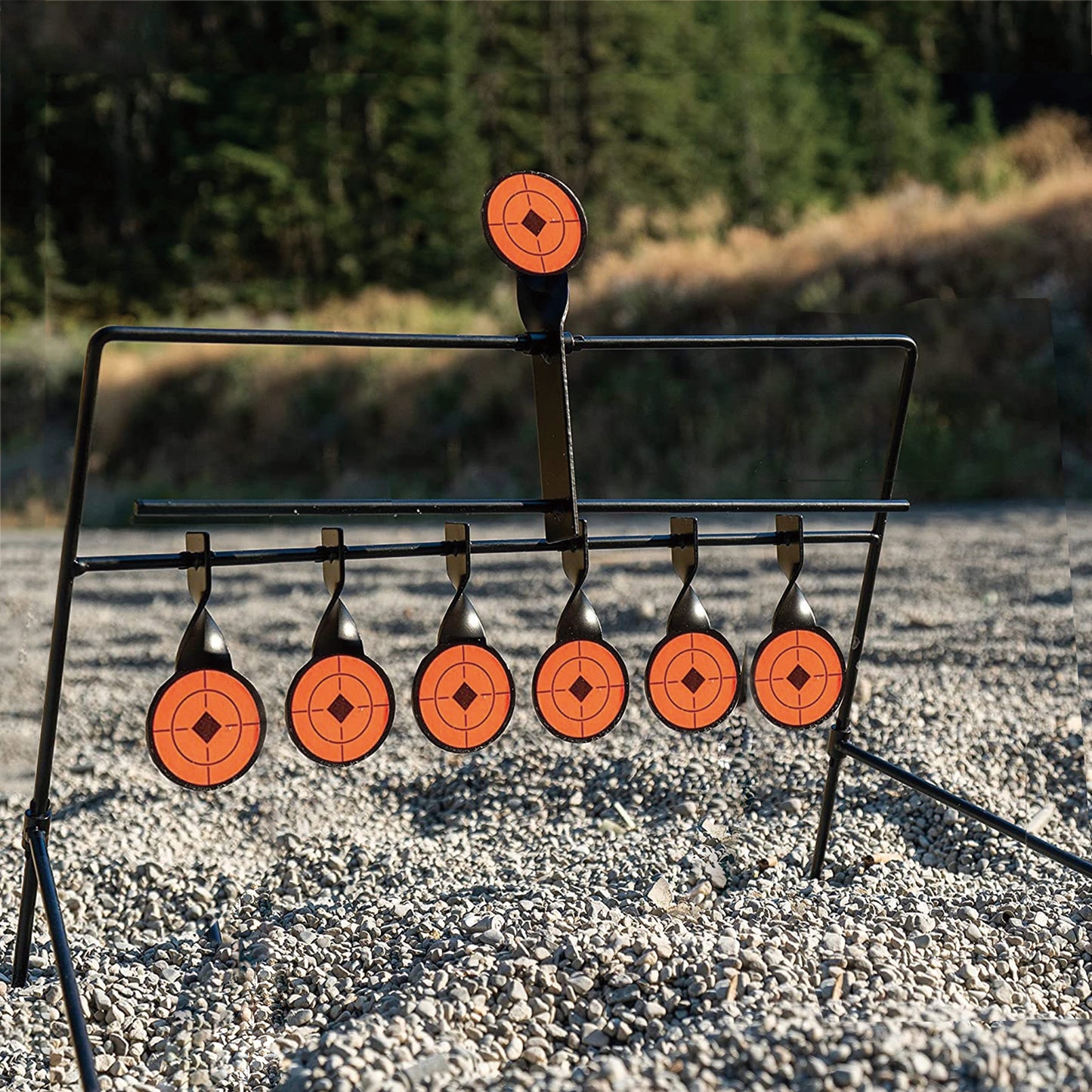 Metal Spinner 6+1 Resetting Airgun Shooting Targets