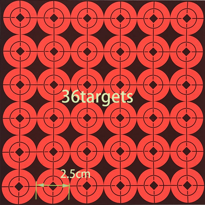 Red 9mm airgun Shooting Paper Target Pellet Clays Paper Stickers Shooting Target