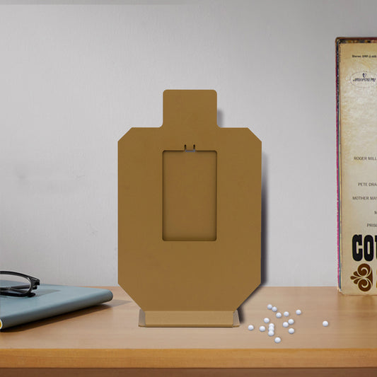 Defensive shooting target BB pellet metal steel target