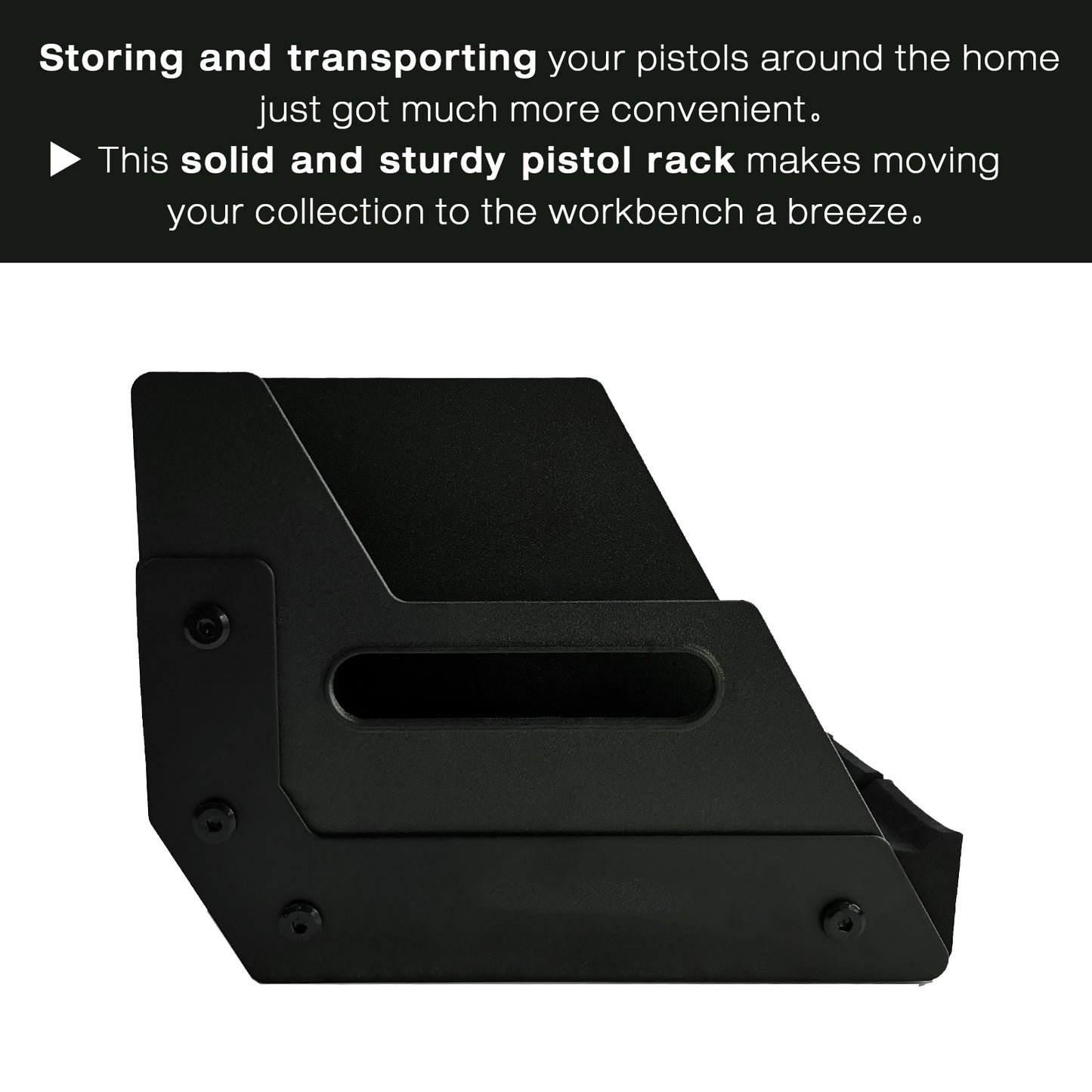 8 Seat Pistol Rack Protection Display Rack