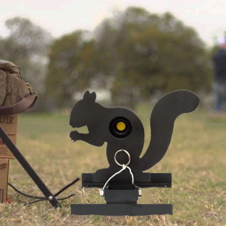 Airgun ARM Knockdown Field Game Shooting Target with Cord to Pull the Target Back Up