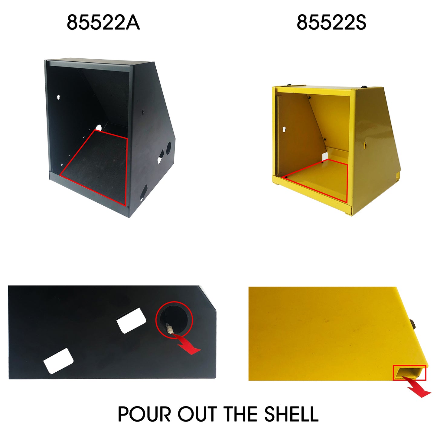 Assembly Bullet Trap & BB Pellets Catcher Steel Paper Shooting Target
