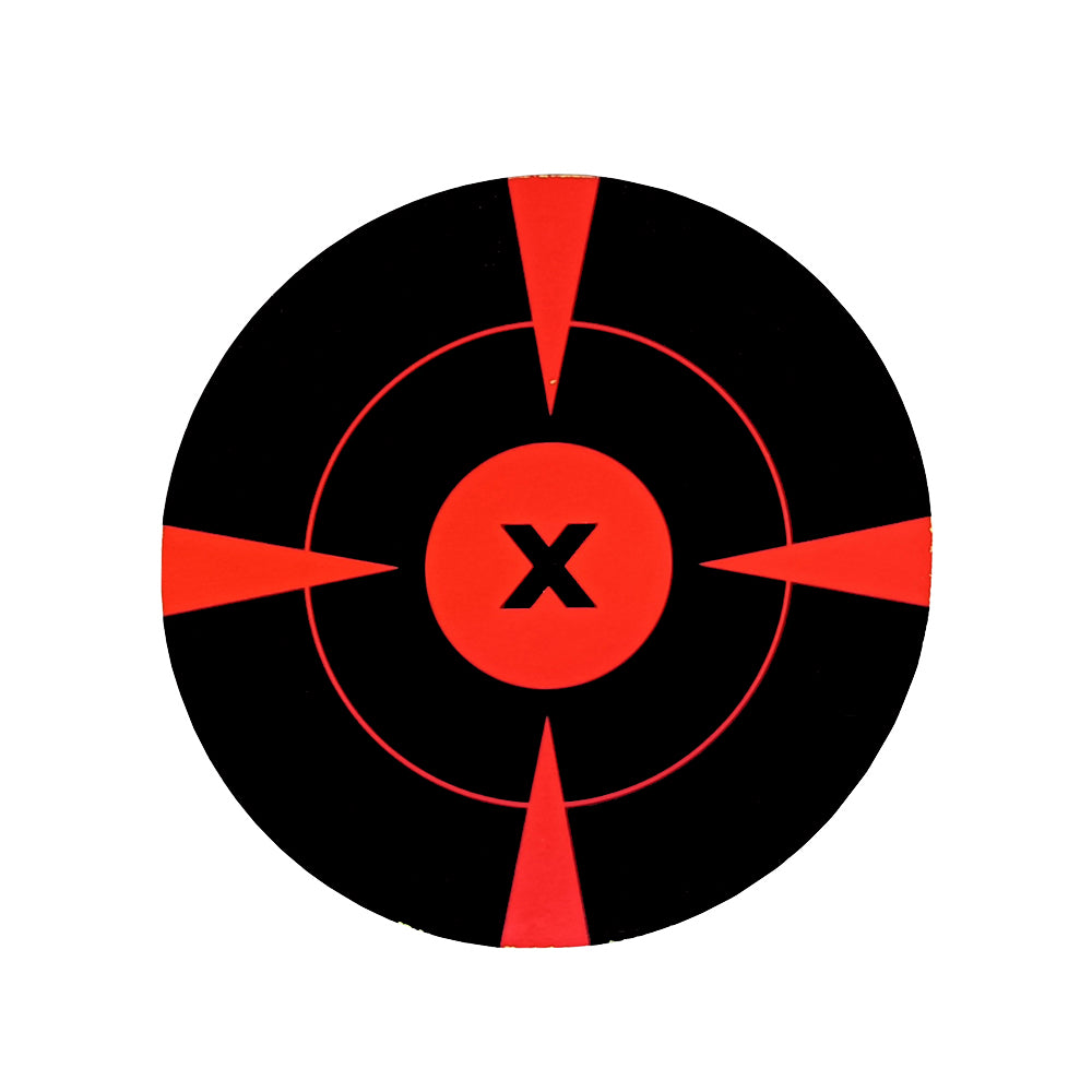 4inch Red Target Burst Bullseye Splash Yellow Patch Splatter Adhesive Shooting Paper Targets Stickers