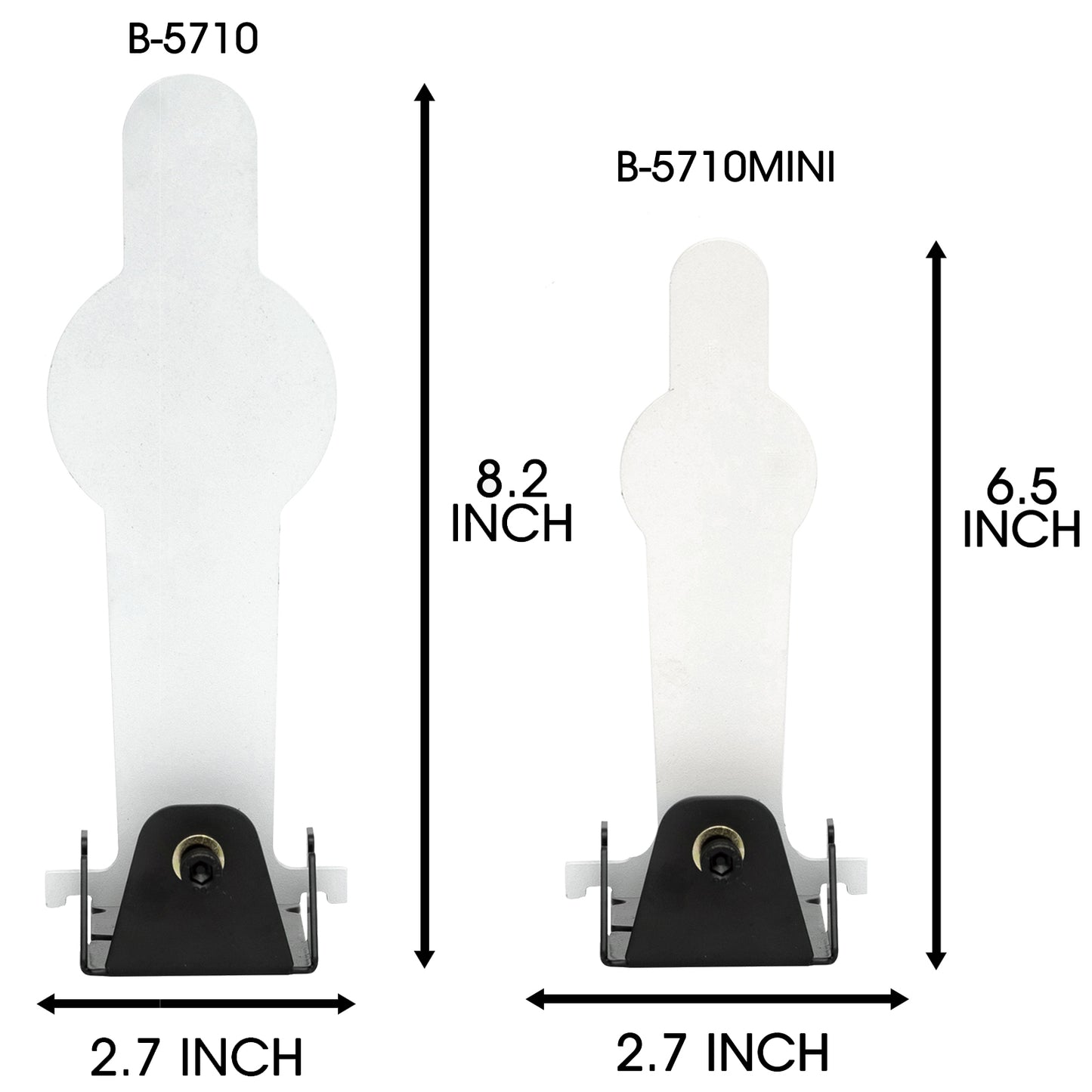 BB Pellet Gun target FALLING MINI-POPPER silhouette metal shooting targets
