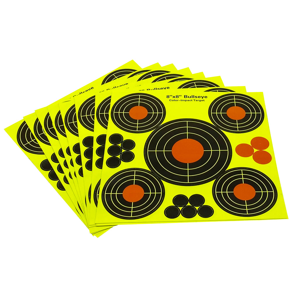 8 inch Reflective "Splatter & Adhesive" sputtering Reactive Shooting paper Target