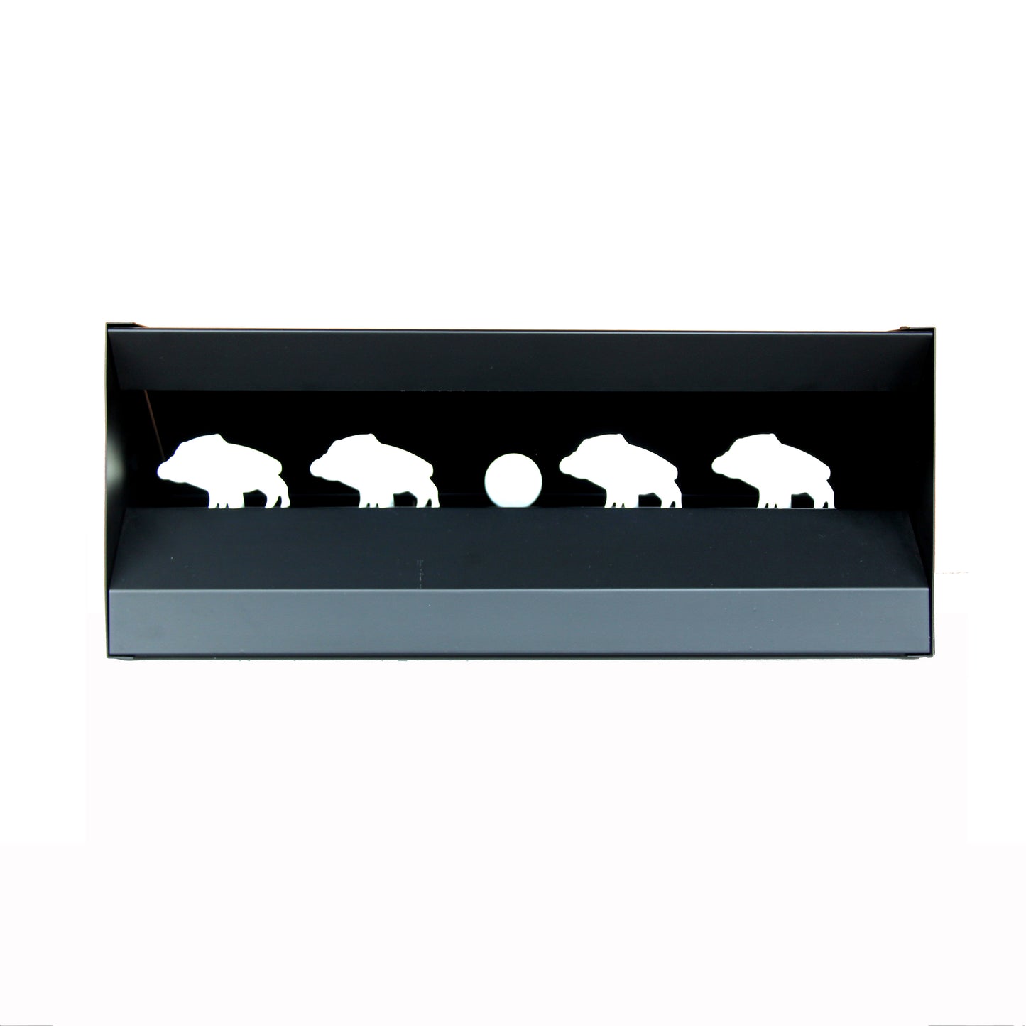 Magnetic Knockdown Pellet Catcher Metal Shooting Target