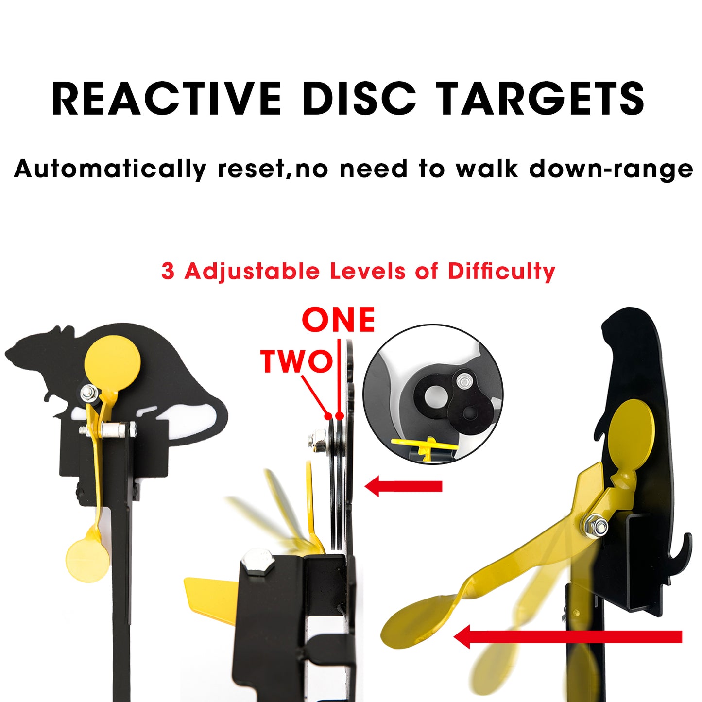 Outdoor Field Plug In The Ground Knockdown Reset Gun Shooting Targets