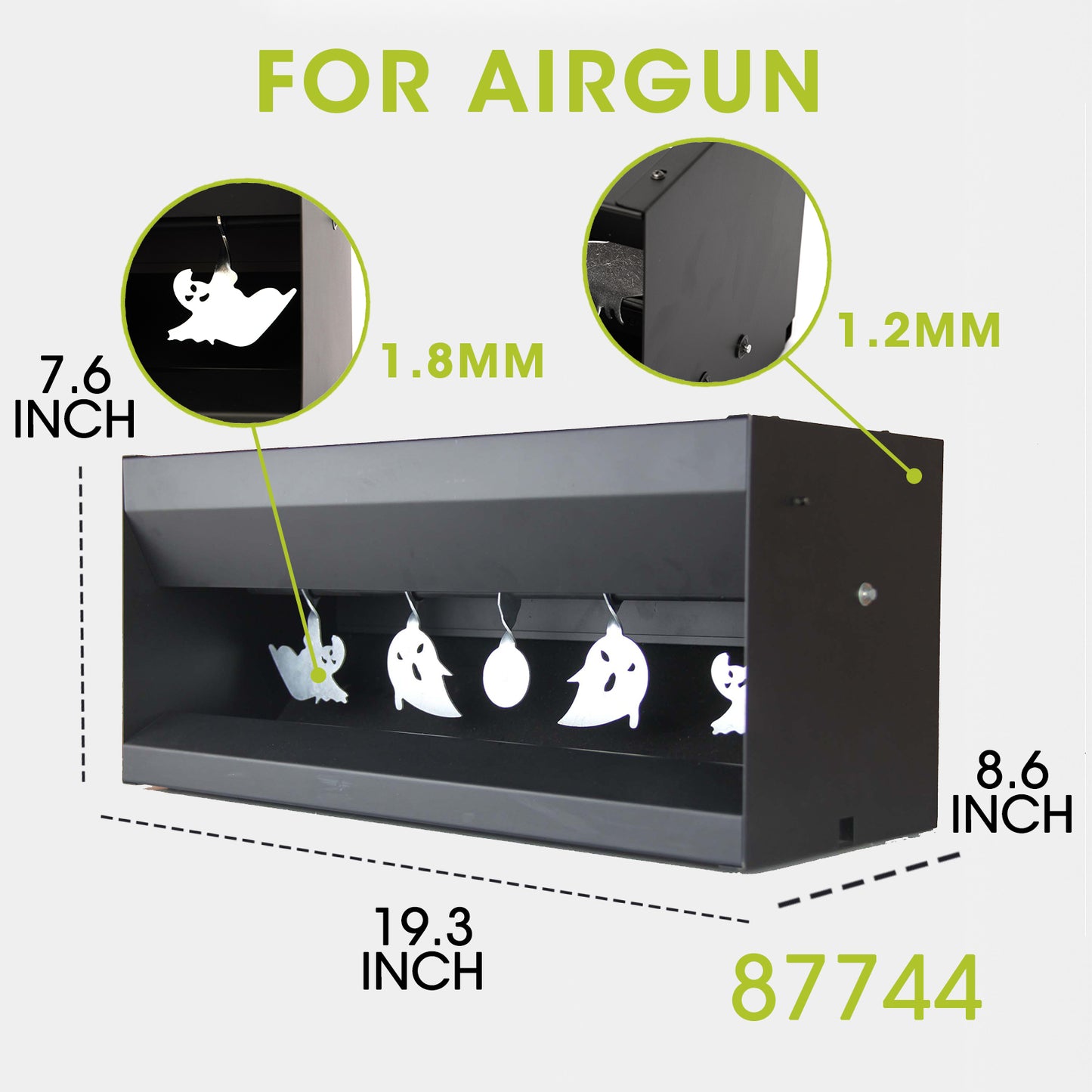Magnetic Steel Pellet Trap Metal Shooting Target
