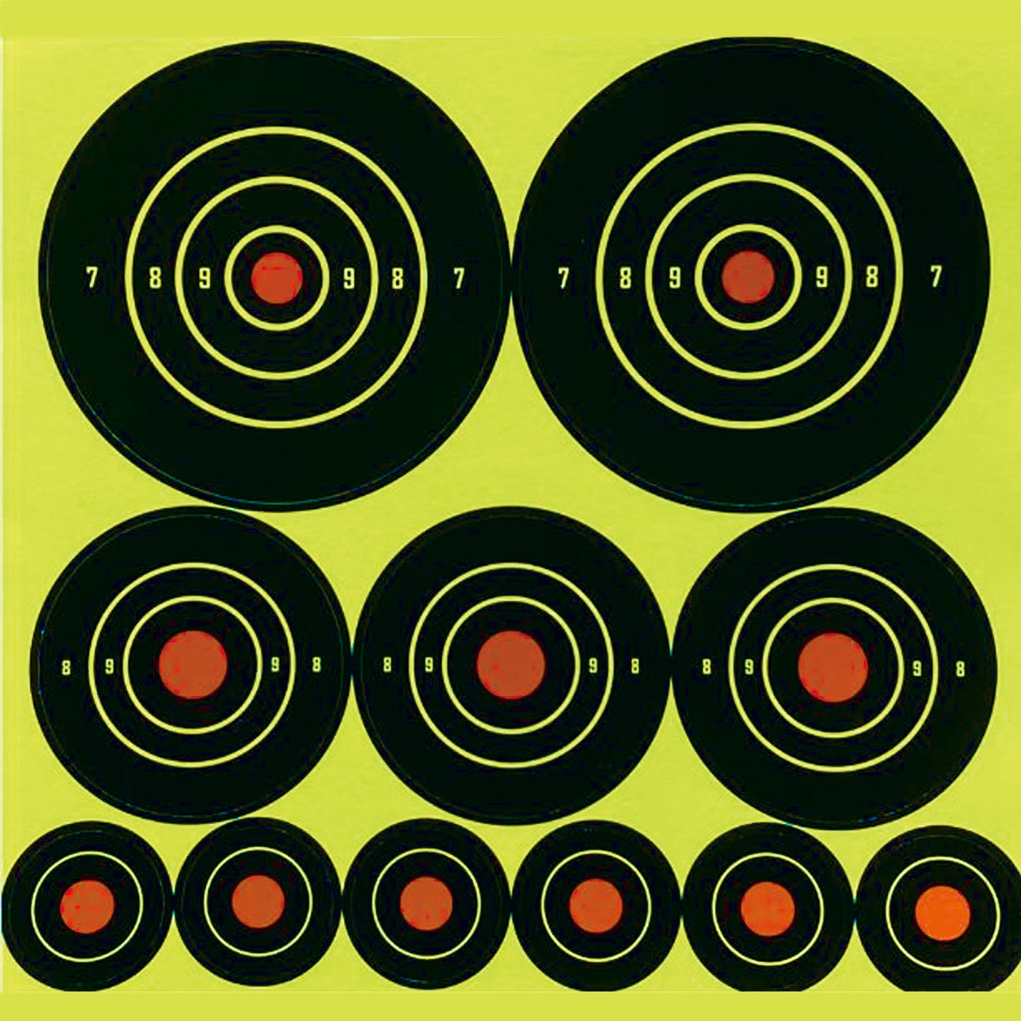 1inch/2inch/3inch Adhesive Reactive Pasters See Your Shots Instsantly Stickers Splatterburst Paper Shooting Target