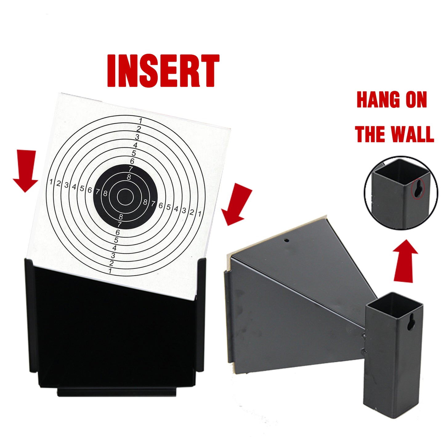 17*17cm Cone trap BB Pellets Catcher Shooting Targets Holder