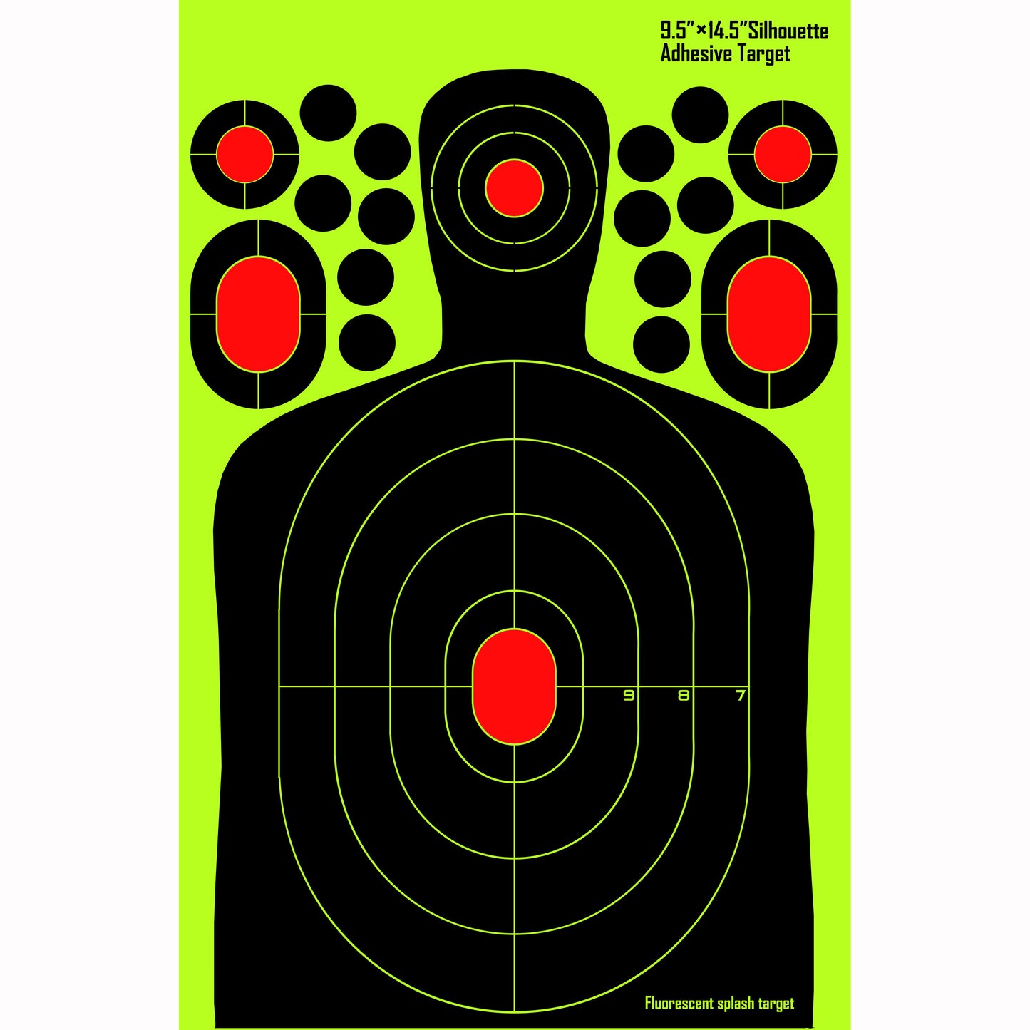Outdoor Practise Human Silhouette Adhesive Splatterburs Targets Paper Sputtering Airgun Archery Shooting