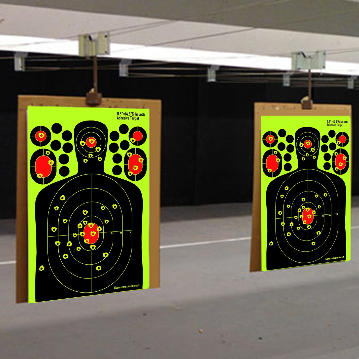 Outdoor Practise Human Silhouette Adhesive Splatterburs Targets Paper Sputtering Airgun Archery Shooting