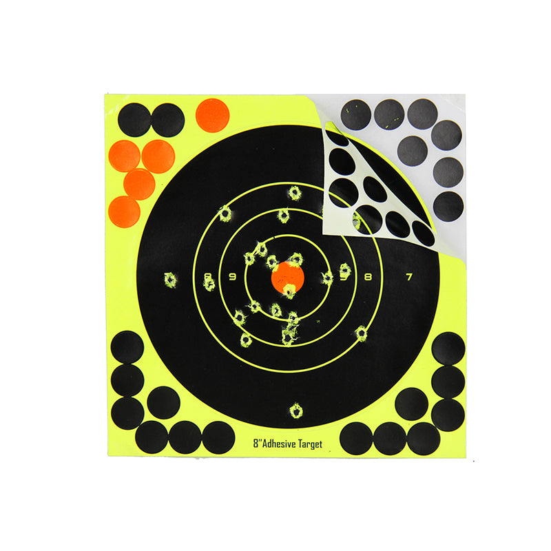 8 inch Reflective "Splatter & Adhesive" sputtering Reactive Shooting paper Target