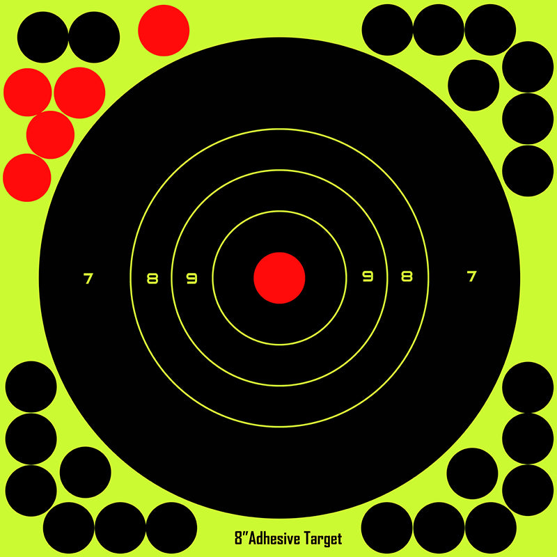 8 inch Reflective "Splatter & Adhesive" sputtering Reactive Shooting paper Target
