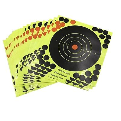 8 inch Reflective "Splatter & Adhesive" sputtering Reactive Shooting paper Target