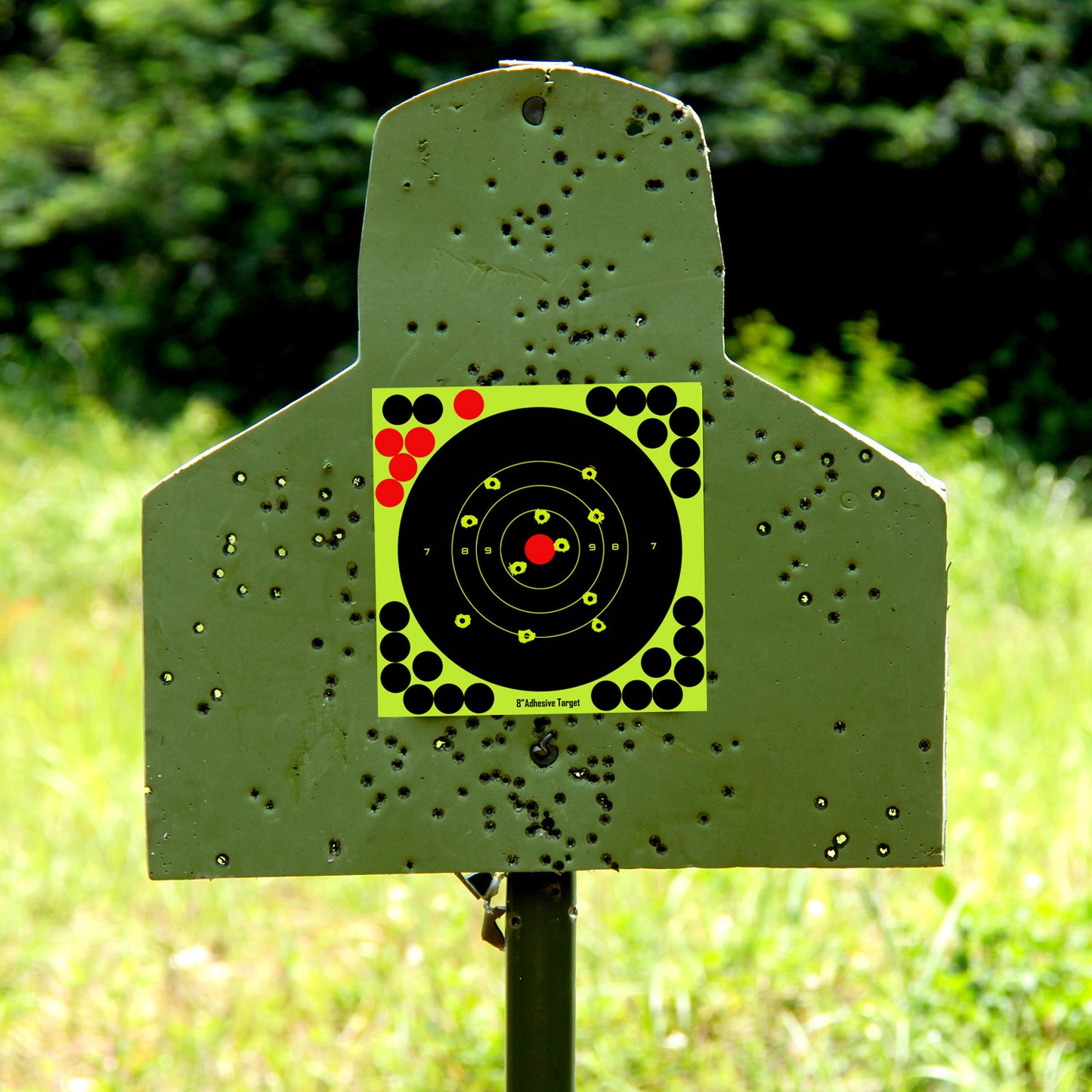 8 inch Reflective "Splatter & Adhesive" sputtering Reactive Shooting paper Target